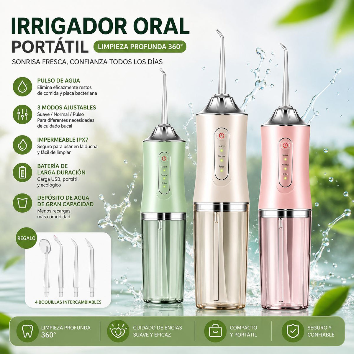 Irrigador bucal